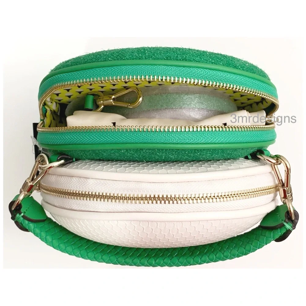 NWT Kate Spade ♠️ TEE TIME Textured Leather 3D Golf Ball Purse/Crossbody Bag - Picture 13 of 15